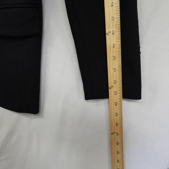 RZR Weather Wise Blazer Womens 5/6 Small 100% Wool Black Jacket Gold Demure - Picture 11 of 15